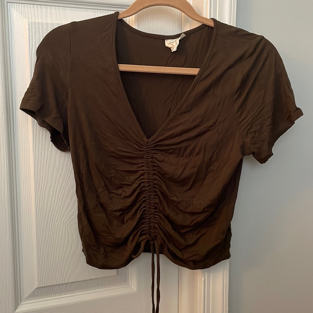 Dark Green Tie Shirt